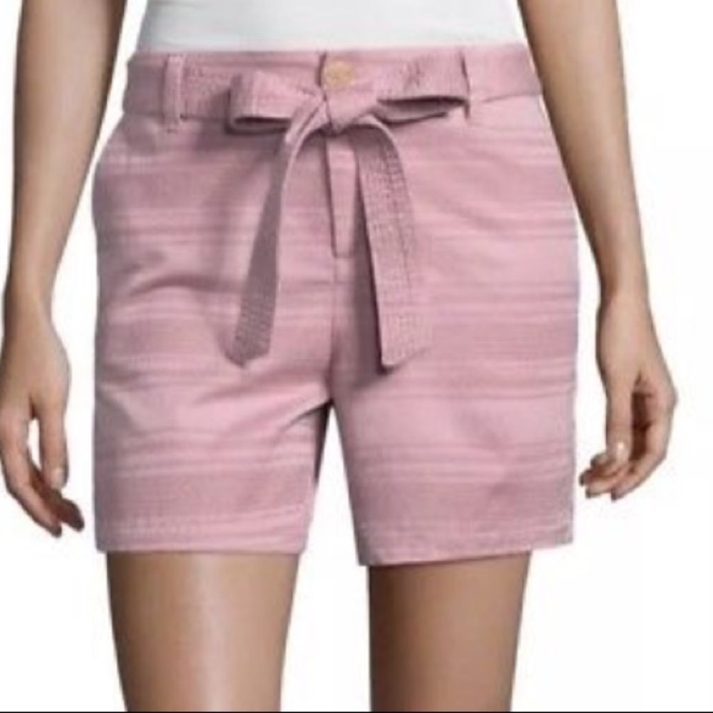 Liz Claiborne Pink Textured Shorts